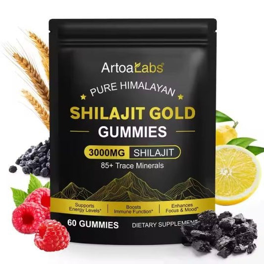 Organic Himalayan Shilajit Gold 60 Gummies 3000mg